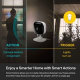  Camera theo dõi bé Kasa Smart 2K QHD , 2 Chiều, Kết Nối Được Alexa & Google Home (KC400) 