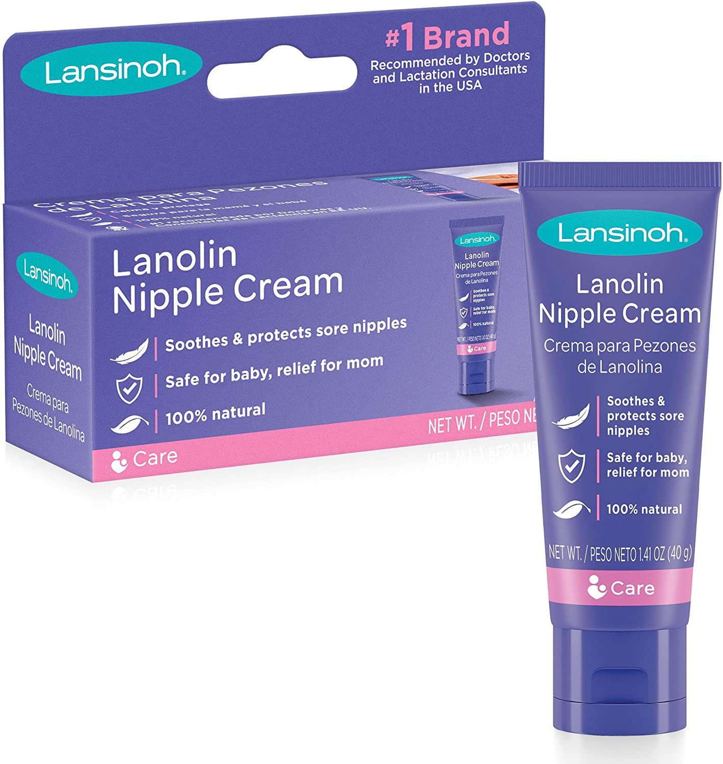  Kem bôi trị nứt đầu ti Lansinoh Lanolin Nipple Cream 40g 