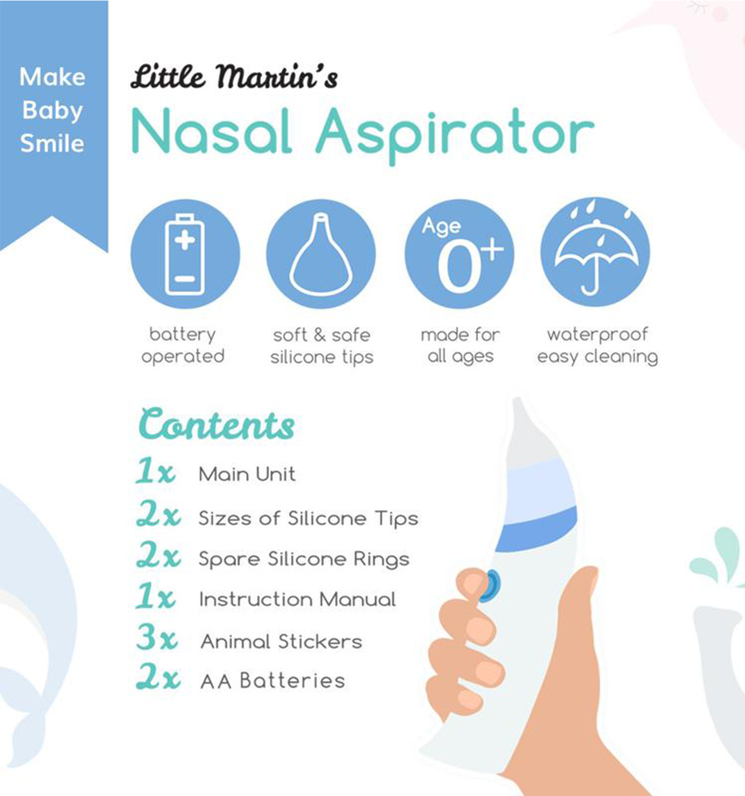  Máy Hút Mũi Little Martin's Nassal Aspirator 