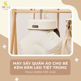  Máy sấy quần áo cho bé gắn đèn Led tiệt trùng Moaz Bébé MB-048 