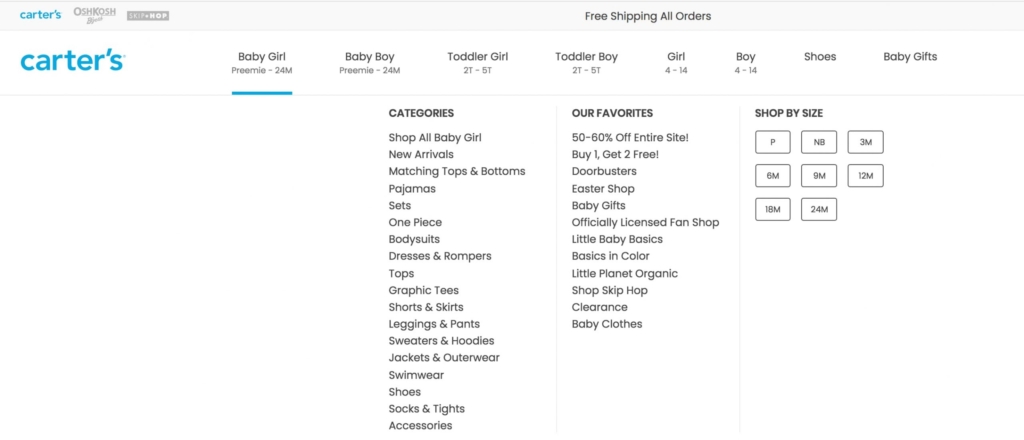 Order Carters