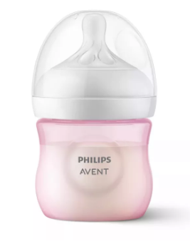  Bình sữa Philips Avent Natural Baby Bottle 125ml - Màu hồng (New Edition) 