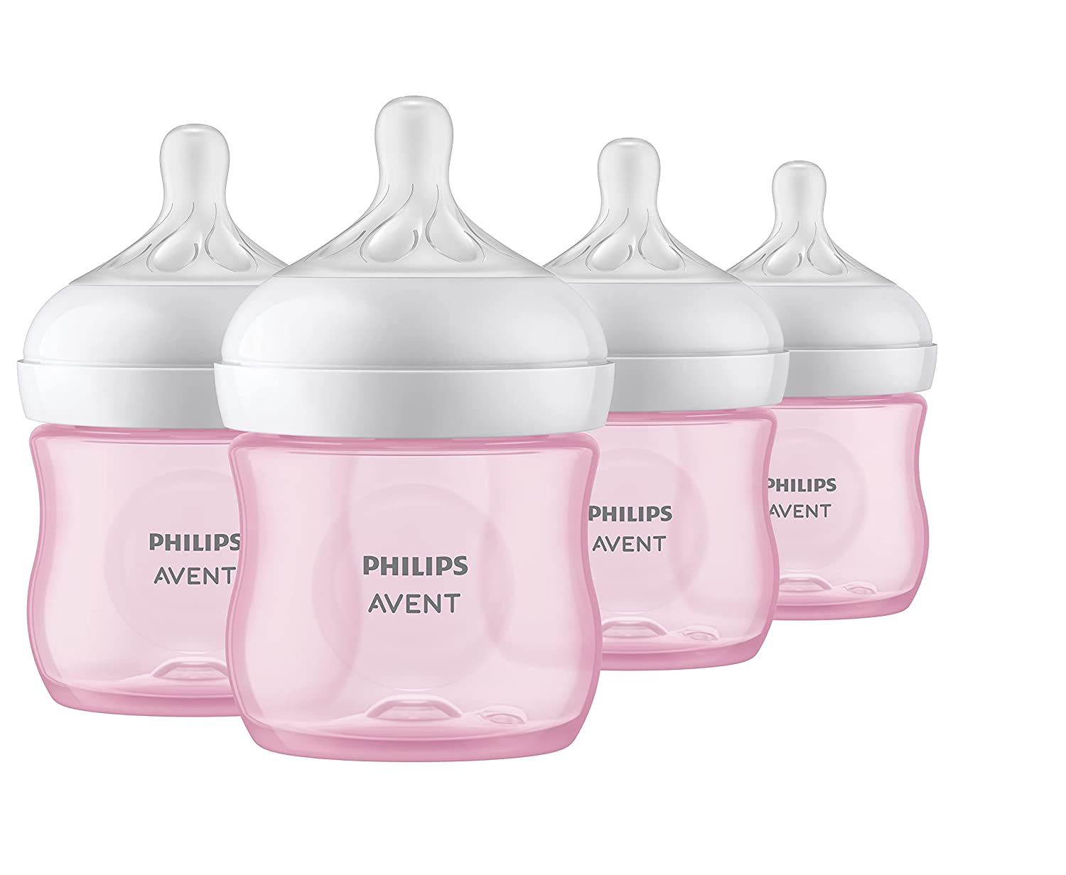  Bình sữa Philips Avent Natural Baby Bottle 125ml - Màu hồng (New Edition) 