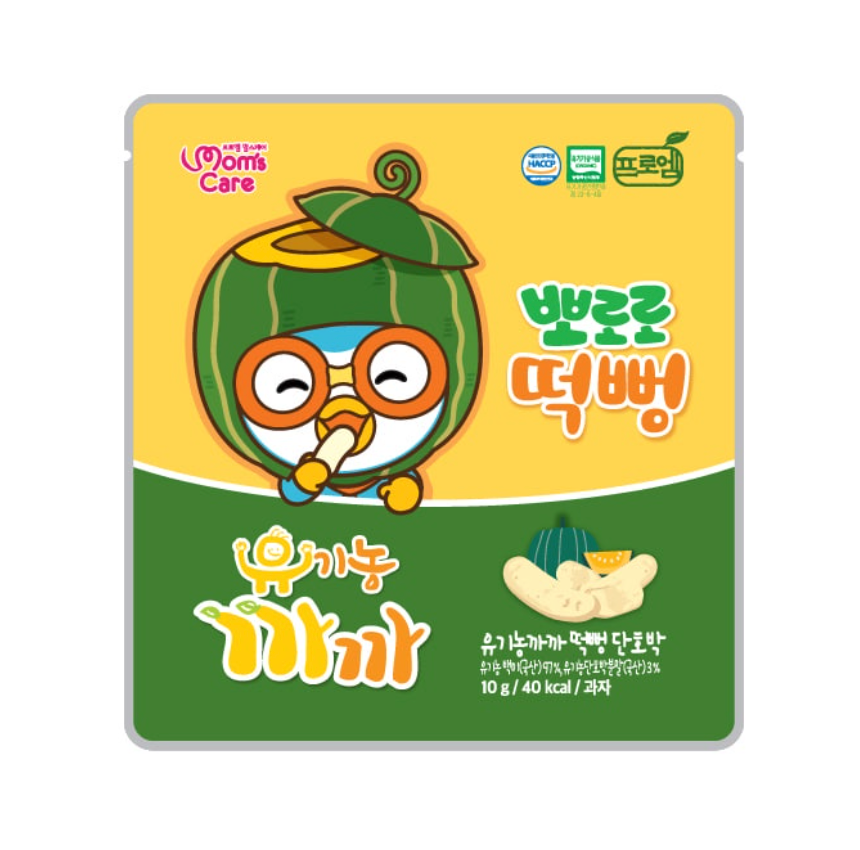  Bánh gạo hữu cơ Mom's Care vị Bí Ngô 10g 