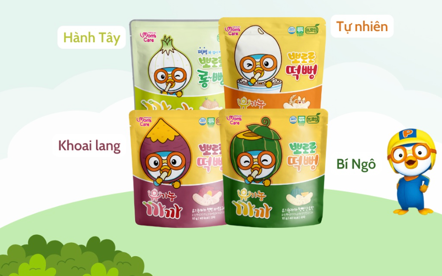  Bánh gạo hữu cơ Mom's Care vị Bí Ngô 10g 