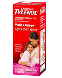  Siro Giảm Đau, Hạ Sốt Tylenol Children’s cho bé từ 2-11 tuổi, Vị Bubble Gum - 120ml 