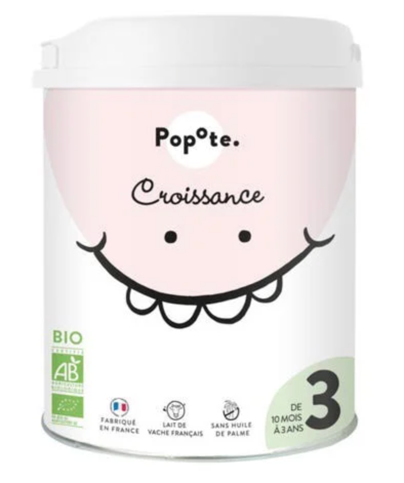  Sữa hữu cơ Popote số 3 cho bé trên 1 tuổi (800g) 