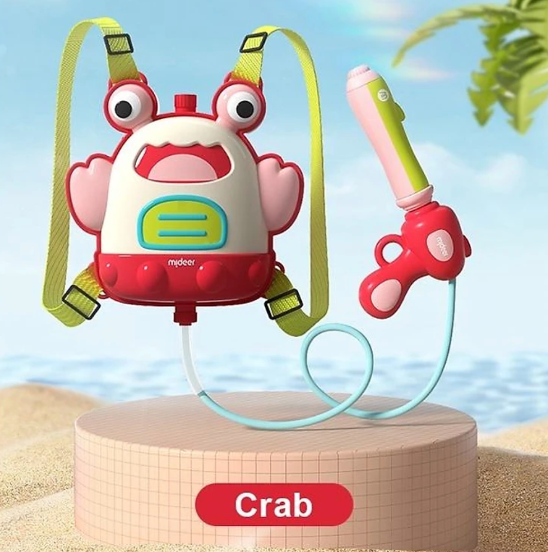  Đồ Chơi Súng Phun Nước Mideer Backpack Water Gun: Crab 