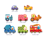  Đồ Chơi Xếp Hình Mideer Level Up! Puzzles - Level 1: Cars 2P-6P 