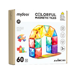  Bộ Xếp Hình Nam Châm Ánh Sáng Mideer Colorful Magnetic Tiles 60P 