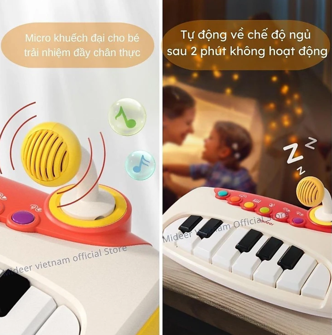  Đồ Chơi Đàn Piano Điện Tử Mideer Electronic Keyboard Toy 