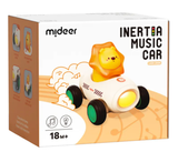  Đồ Chơi Xe Chạy Trớn Có Nhạc Mideer Inertia Music Car: Lion Leon 