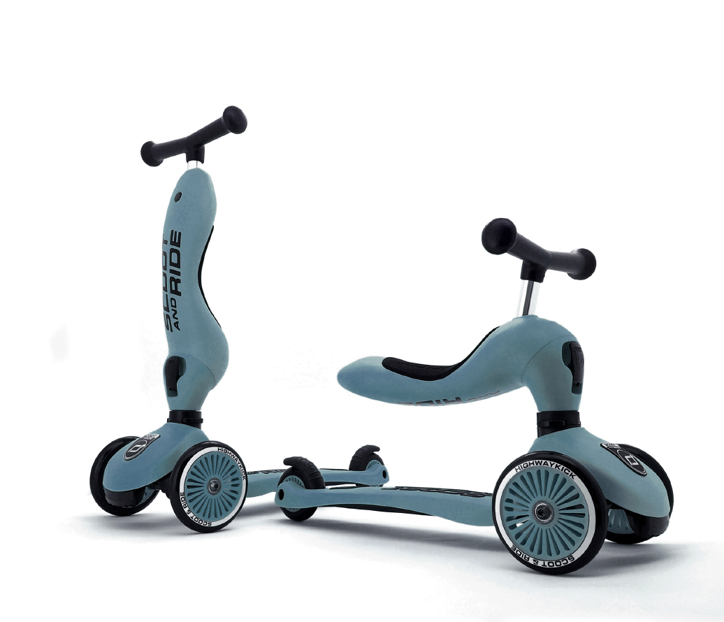  Xe trượt Scoot and Ride Highwaykick 1 Dành Cho Bé Từ 1-5 tuổi - Steel 