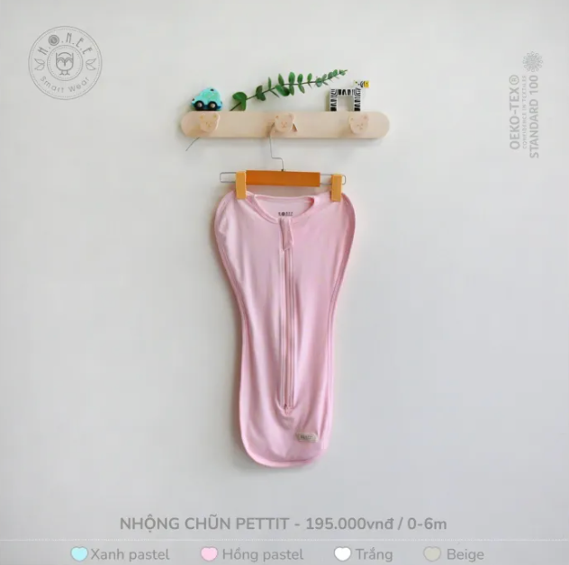  Nhộng chũn petit Hrnee - Màu Hồng 