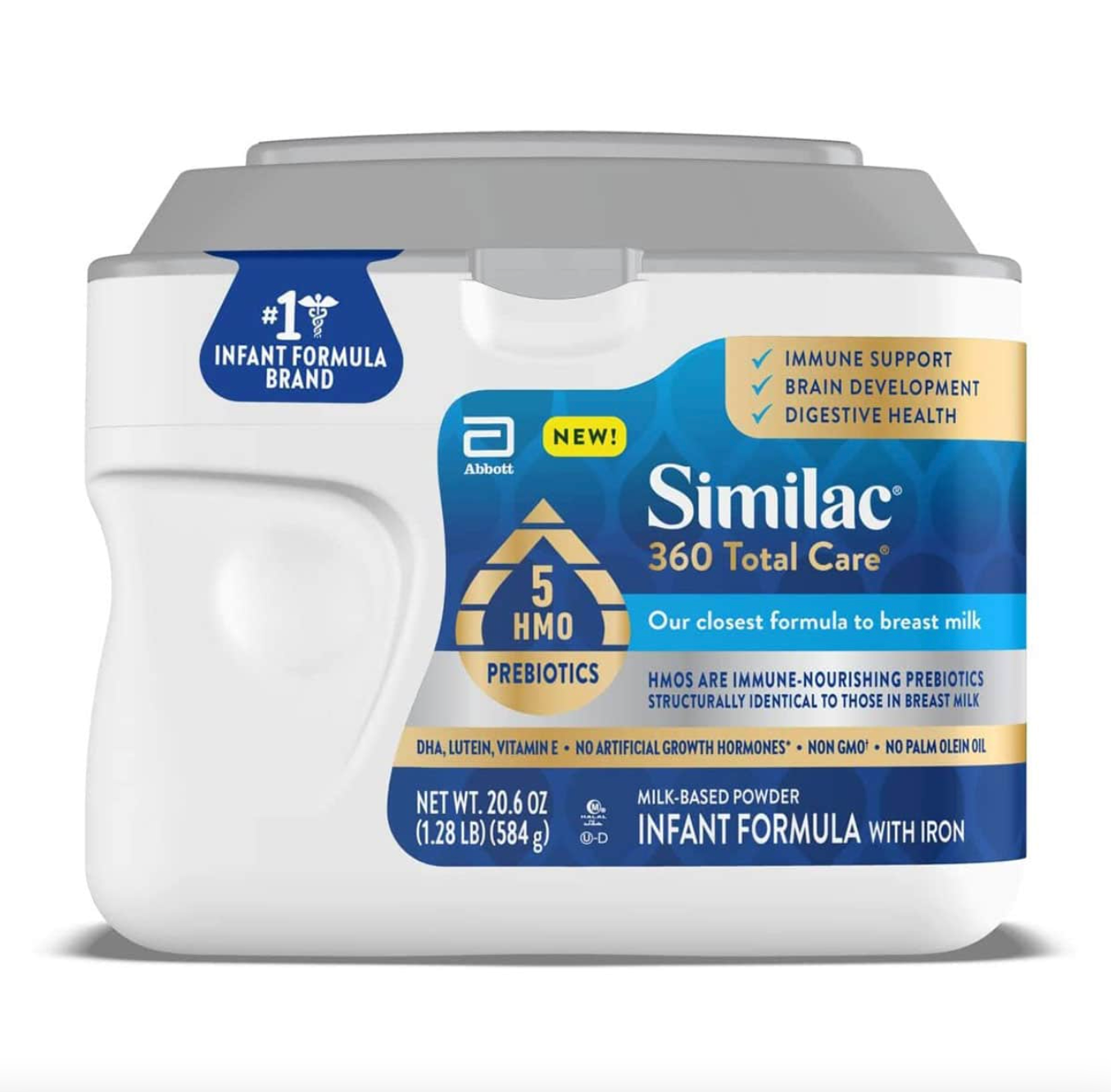  SỮA SIMILAC 360 TOTAL CARE 5 HMO PREBIOTICS CHO BÉ TỪ 0 ĐẾN 12 THÁNG, 584G 