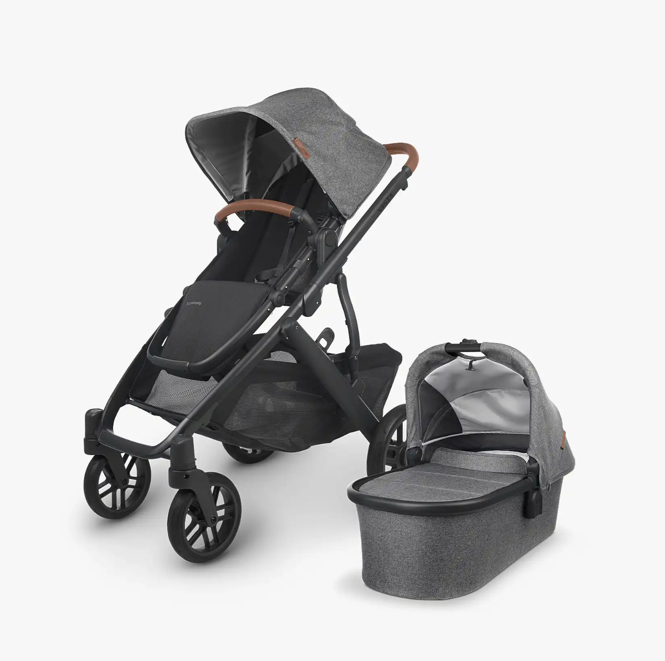  XE ĐẨY UPPABABY THE VISTA V2 + NÔI SƠ SINH - MÀU GREYSON 