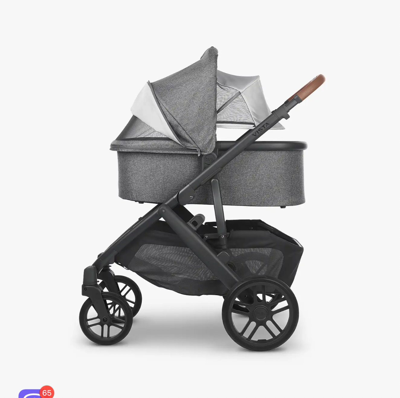  XE ĐẨY UPPABABY THE VISTA V2 + NÔI SƠ SINH - MÀU GREYSON 