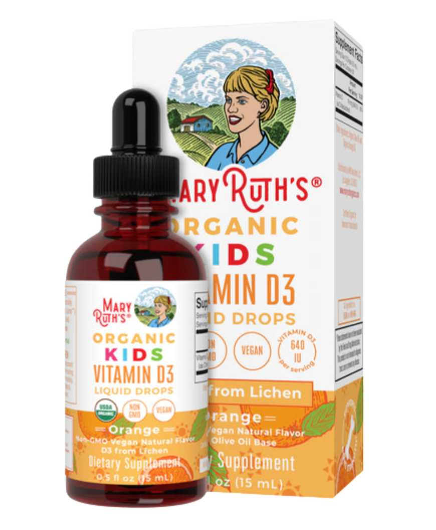  Vitamin D3 Mary Ruth's hữu cơ hỗ trợ miễn dịch, 15ml (Dạng Giọt) 