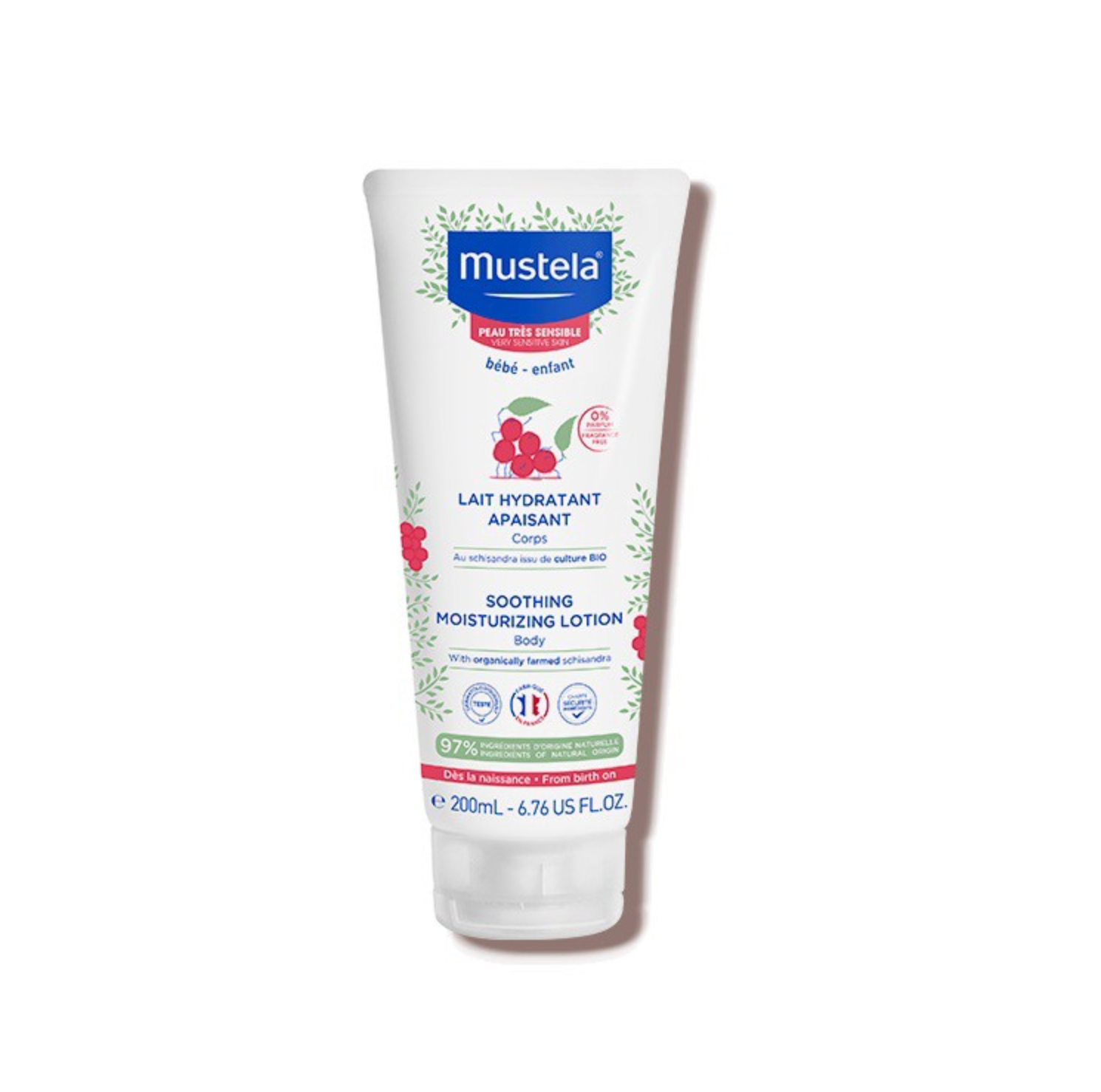  Lotion Dưỡng Thể Da Nhạy Cảm Mustela Soothing Moisturizing Body Lotion 200ml 