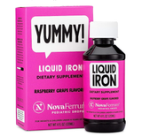  VITAMIN SẮT YUMMY NOVAFERRUM LIQUID IRON CHO TRẺ TỪ SƠ SINH TỚI 4 TUỔI , 120ML 