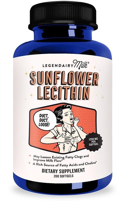  VIÊN UỐNG THÔNG TẮC TIA SỮA HỮU CƠ LEGENDAIRY MILK ORGANIC SUNFLOWER LECITHIN 1200MG, 200 VIÊN 