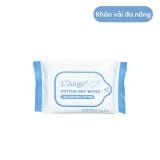  Khăn vải khô đa năng L'ange - Combo 10 gói (1 gói x 10 tờ) 