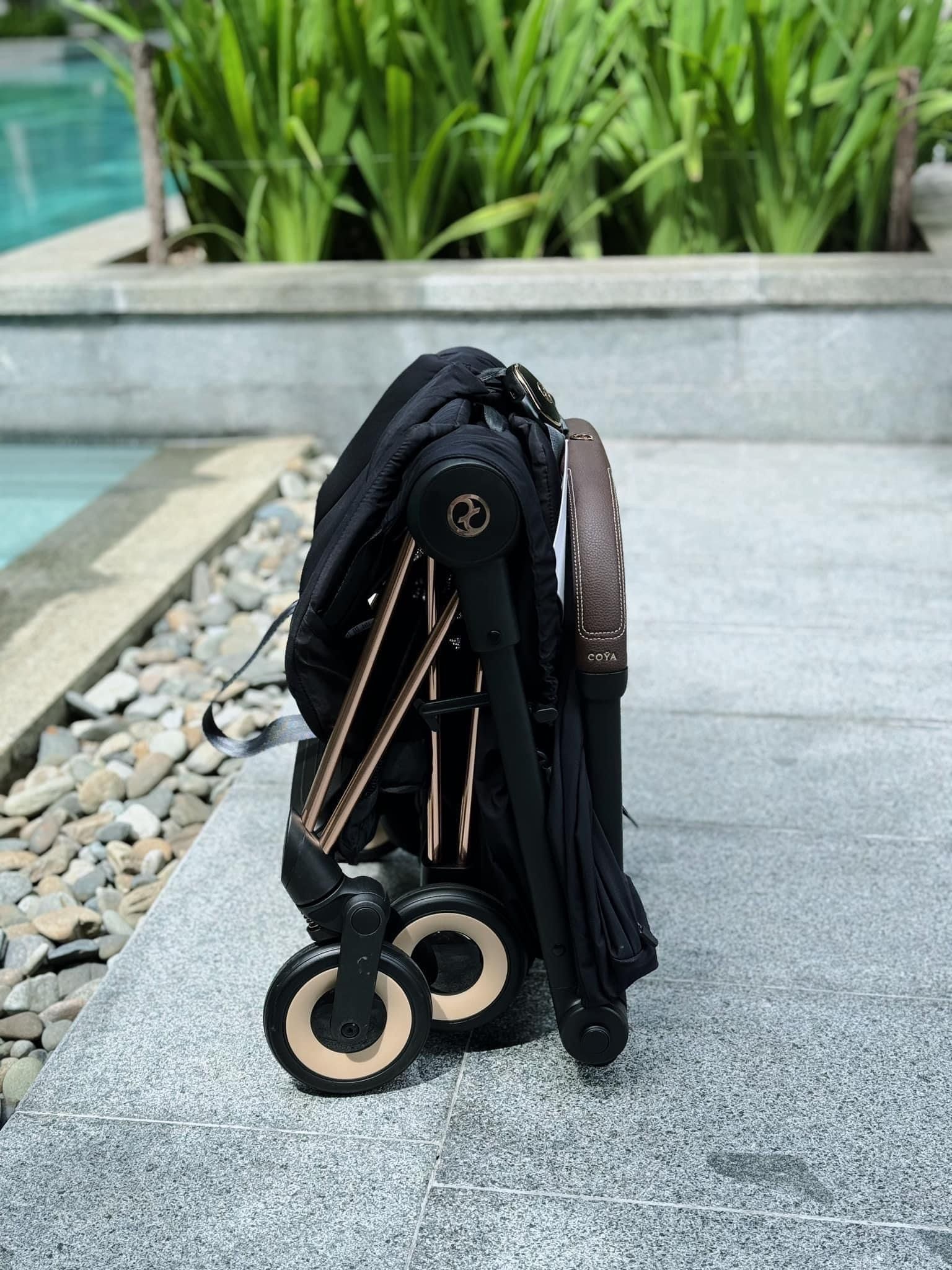  Xe đẩy gấp gọn Cybex Platinum Coya - Rosegold/Sepia Black 