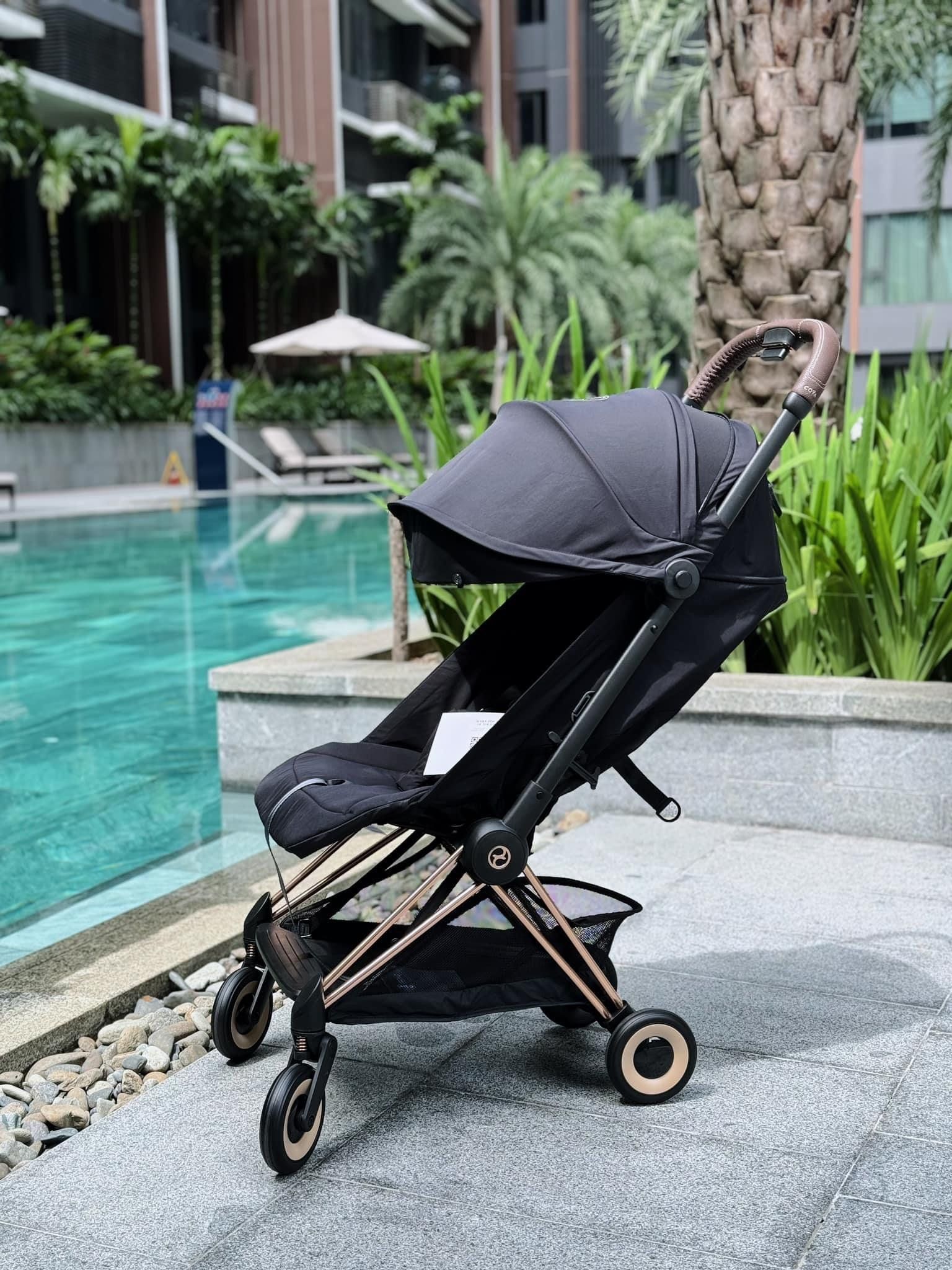  Xe đẩy gấp gọn Cybex Platinum Coya - Rosegold/Sepia Black 