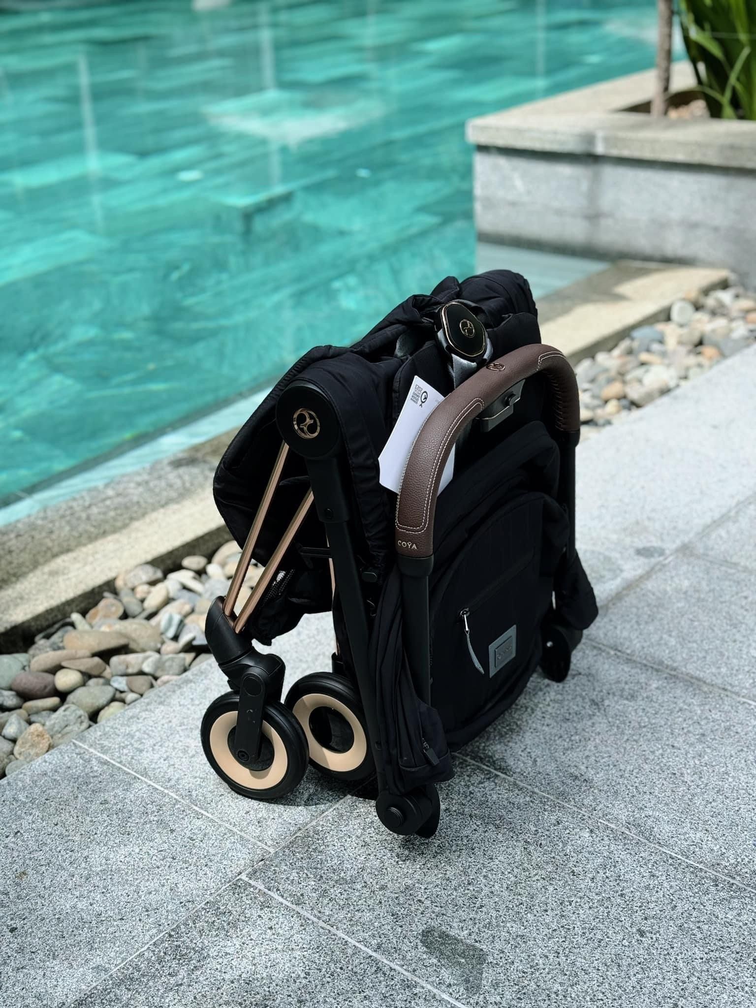  Xe đẩy gấp gọn Cybex Platinum Coya - Rosegold/Sepia Black 