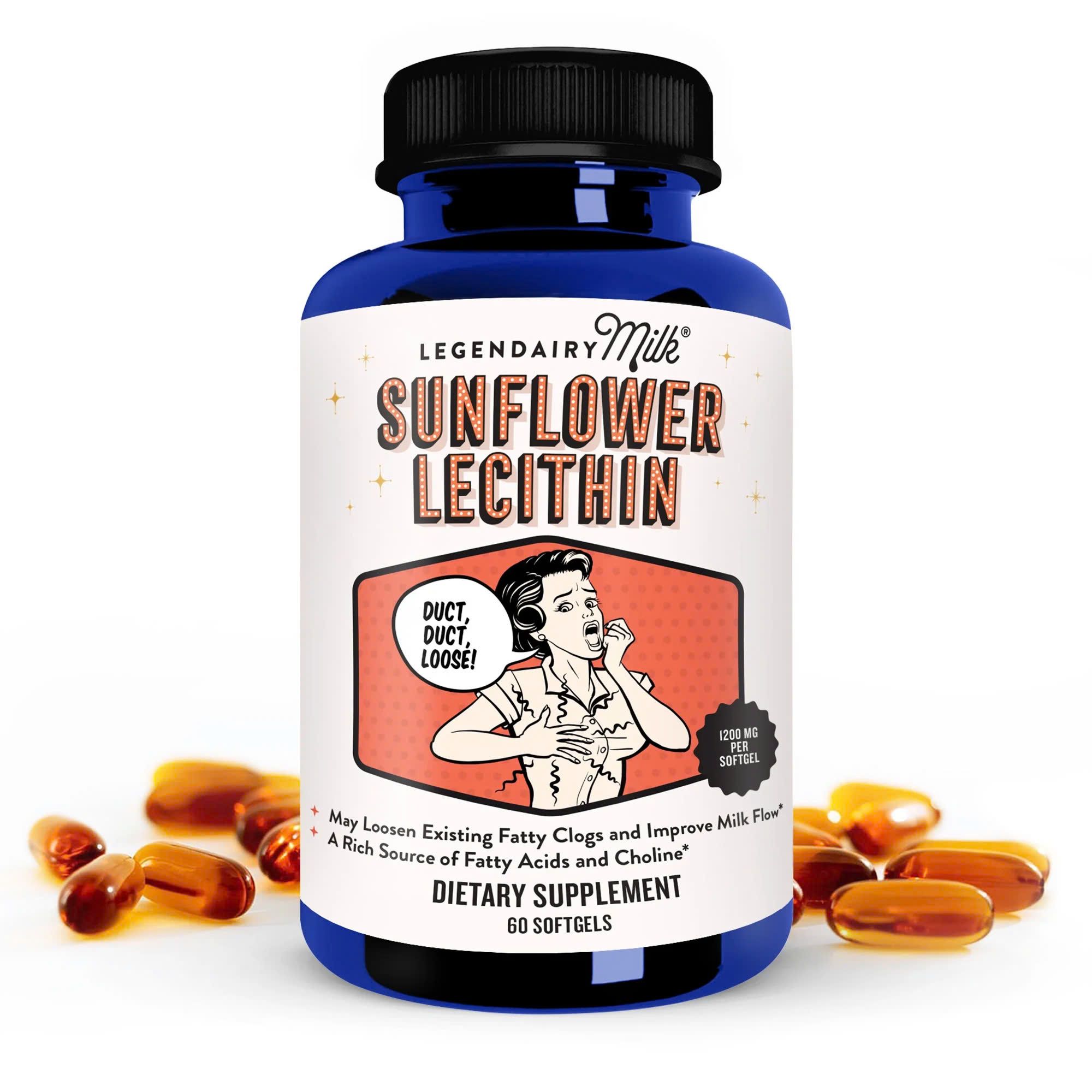  Viên Uống Thông Tắc Tia Sữa Legendairy Milk - Sunflower Lecithin (60 Viên) 