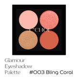 Phấn Mắt Trang Điểm - C’Choi - Glamour Eyeshadow Palette - #003 – Tông Cam Đào - Bling Coral