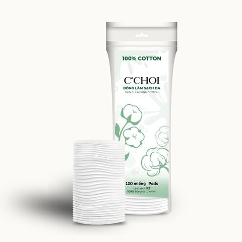 Bông Làm Sạch Da C'Choi Skin Cleansing Cotton