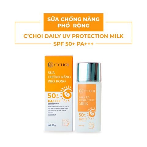  Sữa Chống Nắng Phổ Rộng C'Choi - Daily UV Protection Milk 