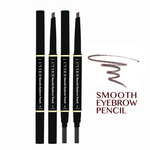 Chì Kẻ Mày C'Choi - Smooth Eyebrow Pencil - #02 Coffee Brown - Nâu Cà Phê