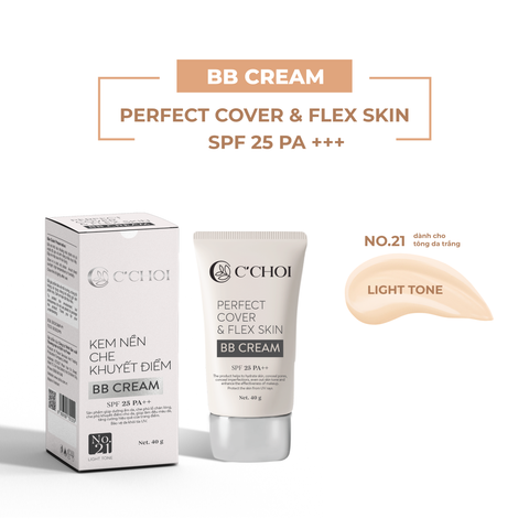  Kem Nền Che Khuyết Điểm - Perfect Cover & Flex Skin BB Cream No.21 