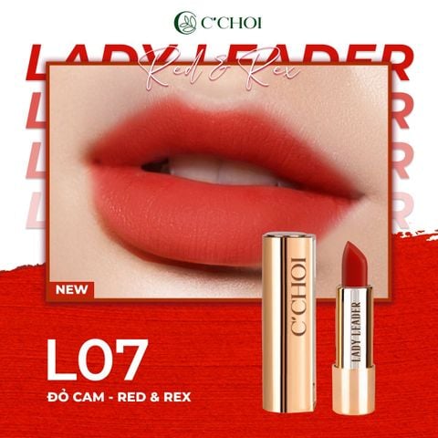 Son Lady Leader Đỏ Cam - L07 - Red & Rex