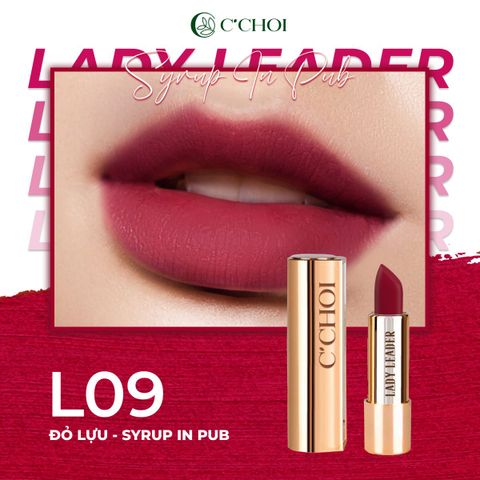  Son Lady Leader Đỏ Lựu - L09 - Syrup in Pub 