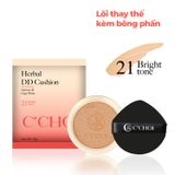 Lõi Phấn Nước C'Choi Herbal DD Cushion 15g, SPF 50 - No.21 - Bright Tone