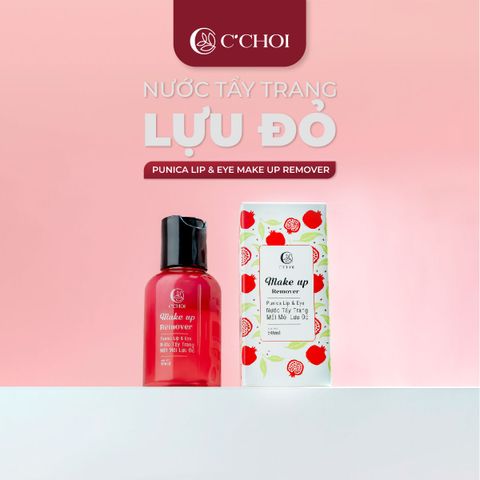  Nước tẩy trang mắt môi lựu đỏ C'Choi - PUNICA LIP & EYE MAKE UP REMOVER 