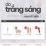 Bộ Trang điểm cho da sáng ít khuyết điểm