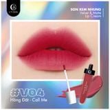Son Kem Nhung Hồng Đất - V04 Call Me - C'Choi Velvet & Matte Lip Cream