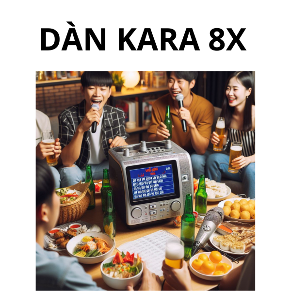 Dàn Karaoke Vidia 8X