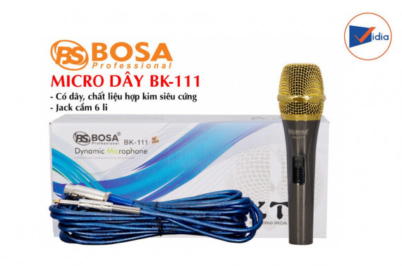 Micro Có Dây Bosa BK-111