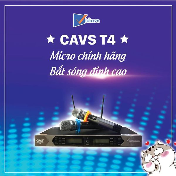 Micro Không Dây CAVS T4