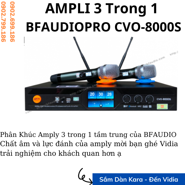 Amply BFAUDIOPRO CVO-8000S