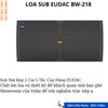 Loa Sub EUDAC BW Seri