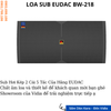 Loa Sub EUDAC BW-218