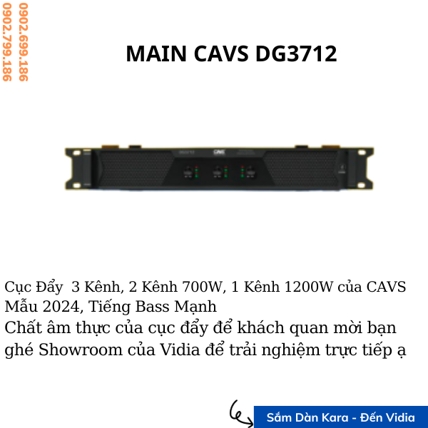 Cục Đẩy Công Suất CAVS DG3712