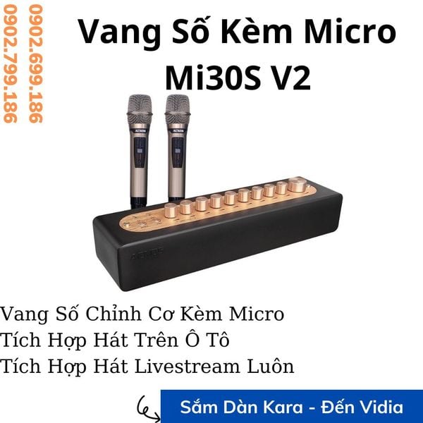 Vang Số Chỉnh Cơ Acnos Mi30S V2