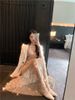 Maxi sequin vàng đan chéo lưng